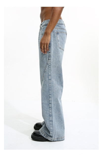 Baggy Vintage White Washed Jeans