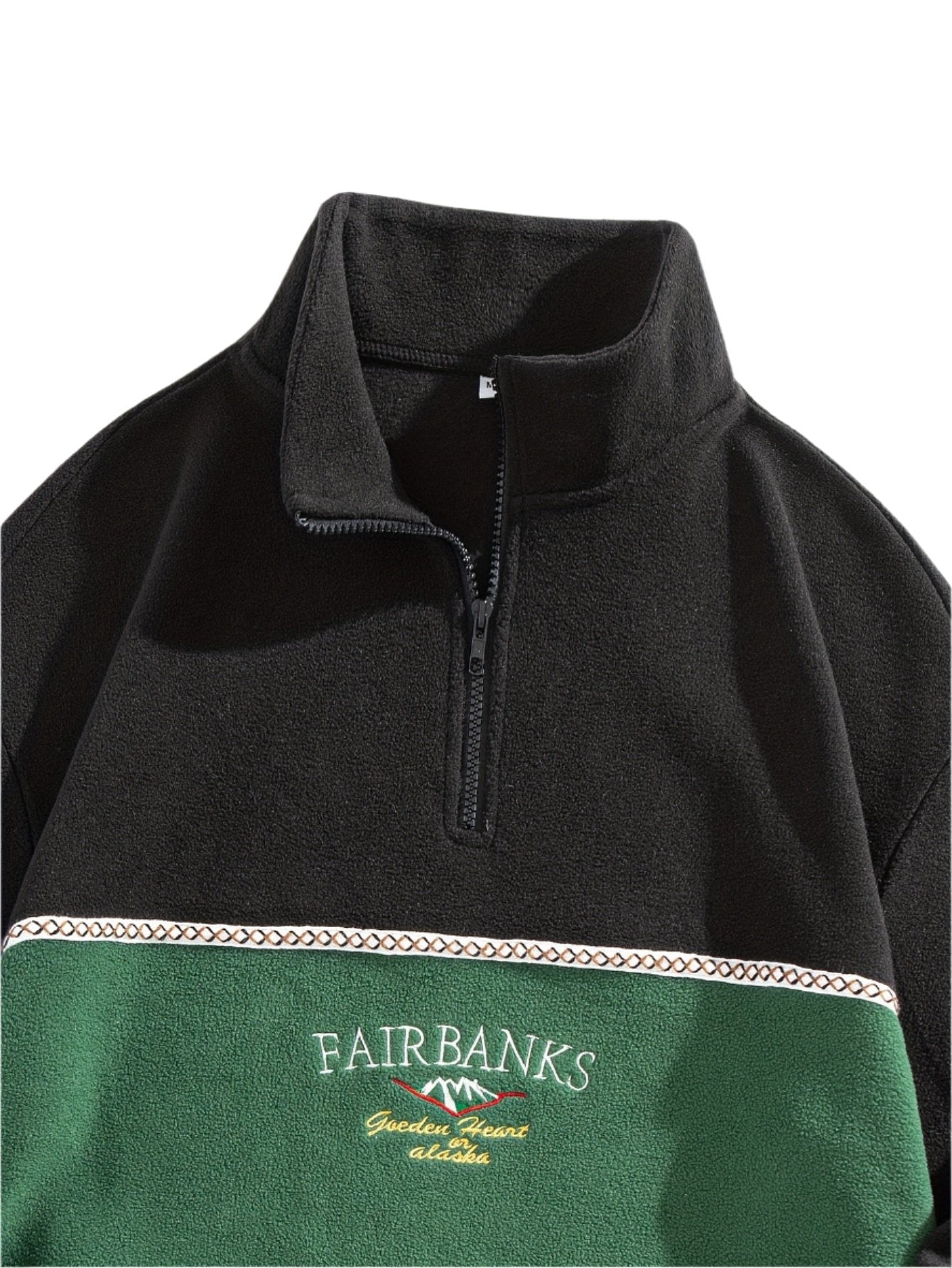 Fair Banks Raven Zip Up Lapel Sweatshirt