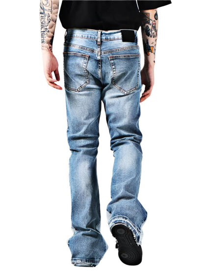 Panel Flared Jeans