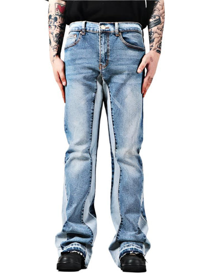 Panel Flared Jeans