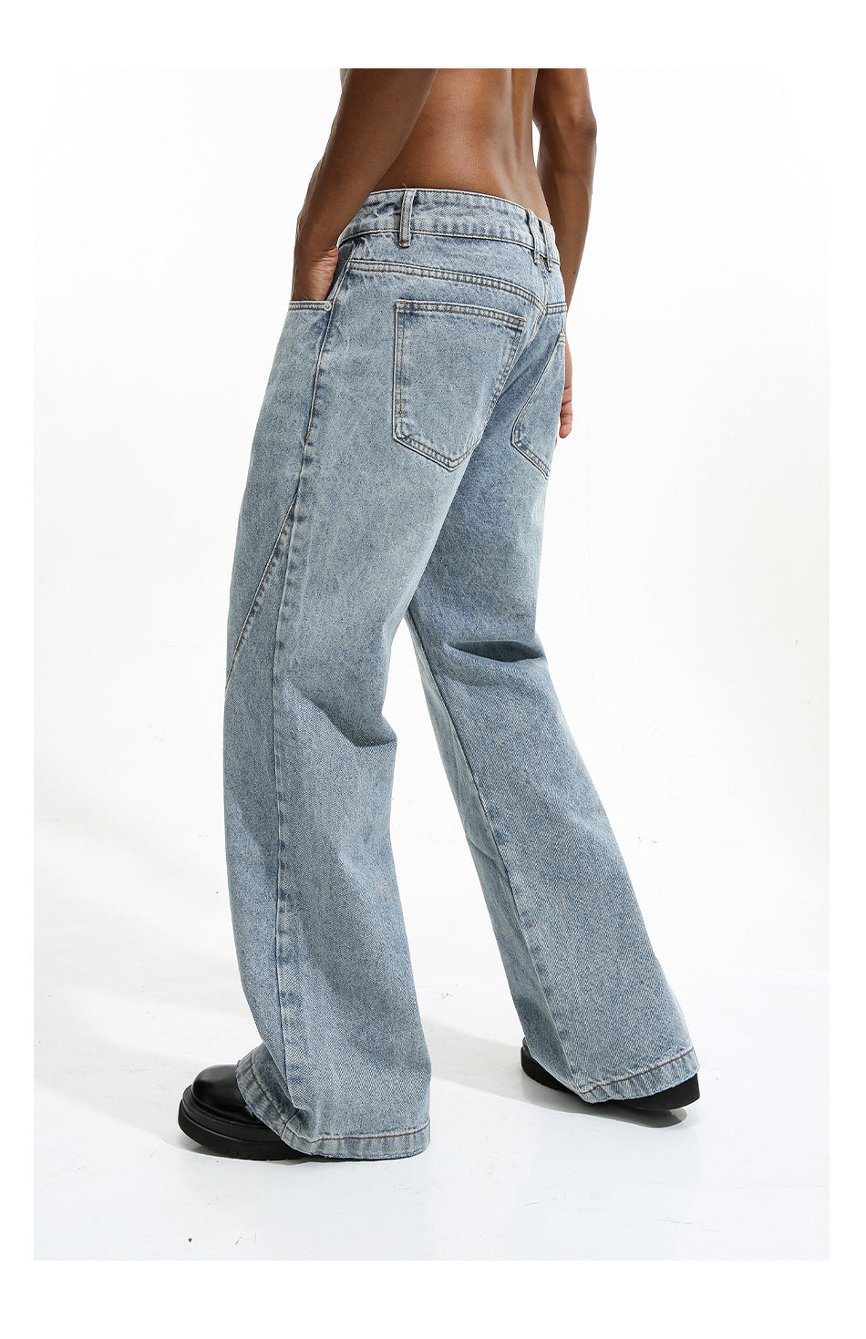 Baggy Vintage White Washed Jeans