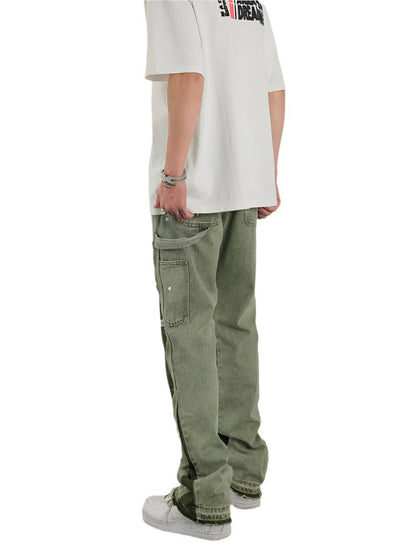 Premium Heavy Wash Flared Pants