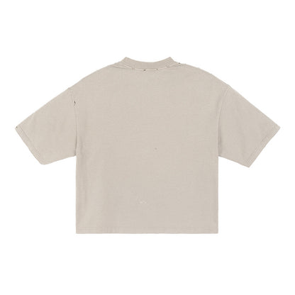 Men's Retro Cropped T-shirt