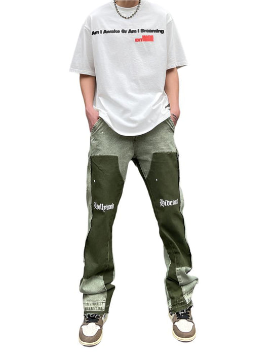 Premium Heavy Wash Flared Pants