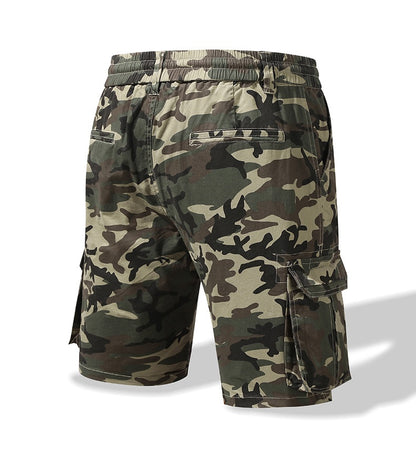 Short de travail multi-poches camouflage