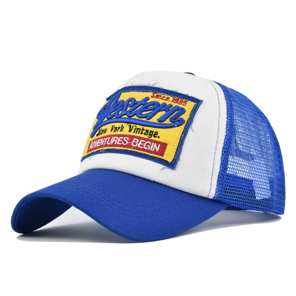 Casquette de baseball brodée Western 1985