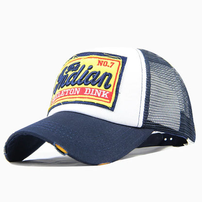 Gorra de béisbol con bordado de malla Dink