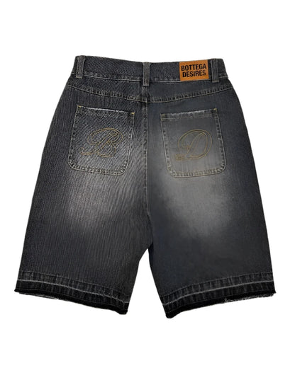 Bottega Washed Denim Shorts