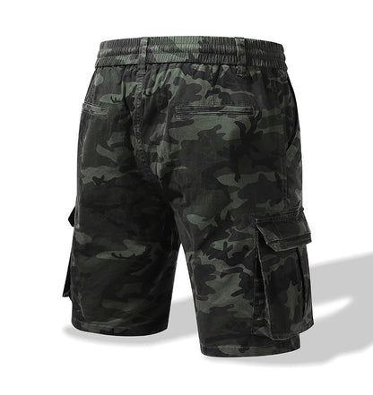 Camouflage Multi-pocket Workwear Shorts