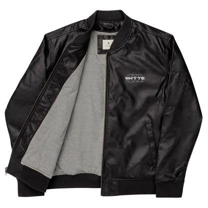 Whyte Leather Bomber Jacket