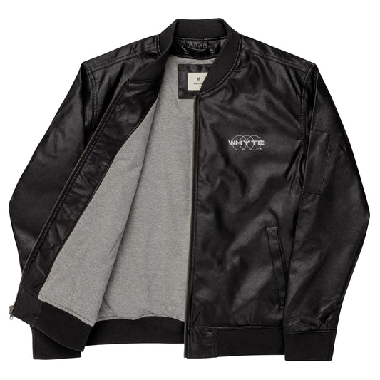 Chaqueta bomber de cuero Whyte