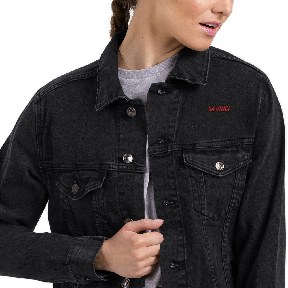 Da Vinci Black Denim Jacket